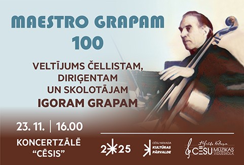 Izrādes "Koncerts MAESTRO GRAPAM 100 / Veltījums čellistam, diriģentam un skolotājam Igoram Grapam" attels