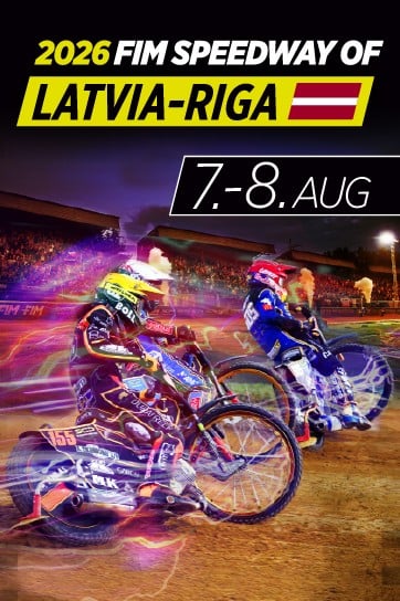 Meklēšanas rezultāta izrādes "DIVU DIENU biļete |  2026 FIM Speedway of Latvia-Riga" attels