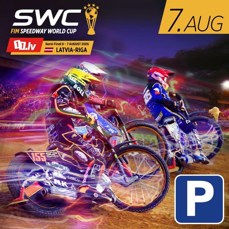 Image of the event "PARKING 07.08. | 2026 11.Iv FIM Speedway World Cup Semi-Final 2 - Riga"