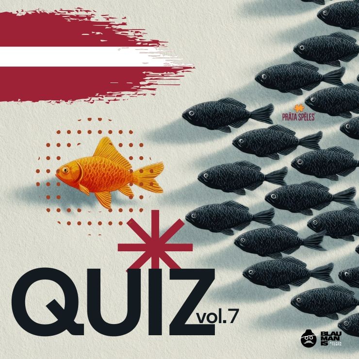Izrādes "VIKTORĪNA sadarbībā ar PRĀTA SPĒLES / kultūrvietā BLAUMANIS QUIZ vol.7" attels