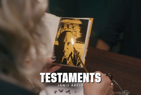 Izrādes "Dokumentālā detektīvfilma TESTAMENTS" attels