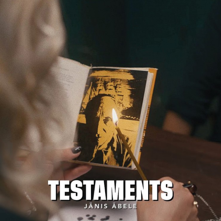 Izrādes "Dokumentālā detektīvfilma TESTAMENTS" attels