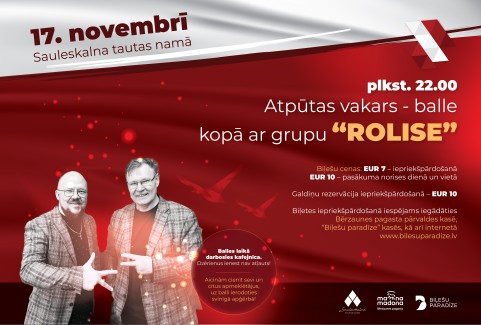 Izrādes "ATPŪTAS VAKARS - BALLE kopā ar grupu ROLISE" attels