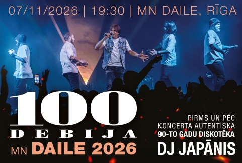 Izrādes "100DEBIJA un DJ Japānis" attels