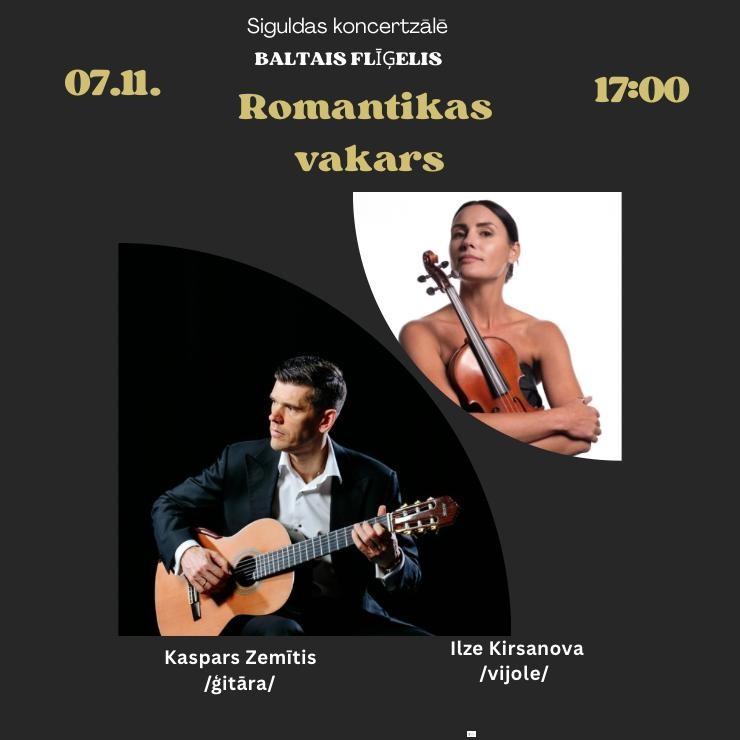Image of the event "ROMANTIKAS VAKARS | Ilze Kirsanova un Kaspars Zemītis"