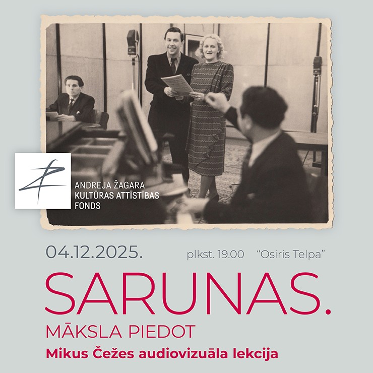 Izrādes "SARUNAS. Māksla piedot" attels