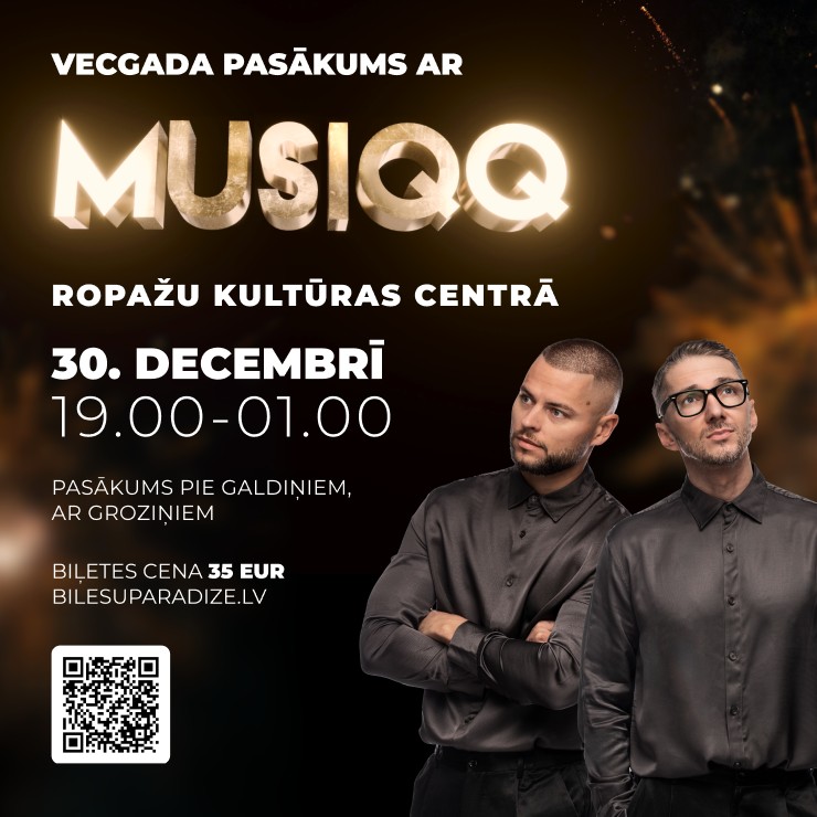 Izrādes "Vecgada pasākums kopā ar grupu MUSIQQ" attels