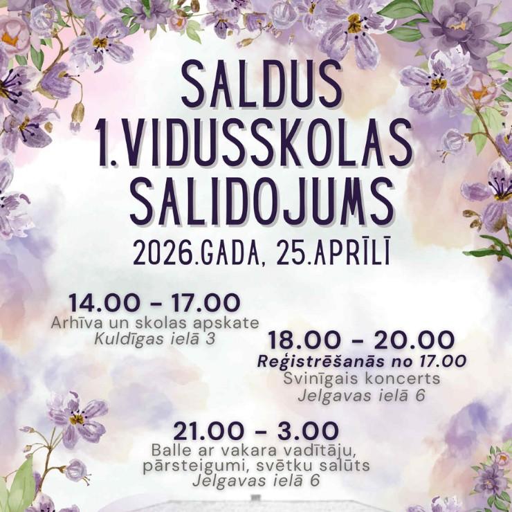 Izrādes "Saldus 1. vidusskolas salidojums" attels