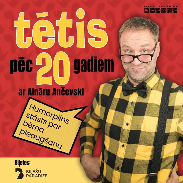Izrādes "“TĒTIS pēc 20 gadiem” ar Aināru Ančevski" attels