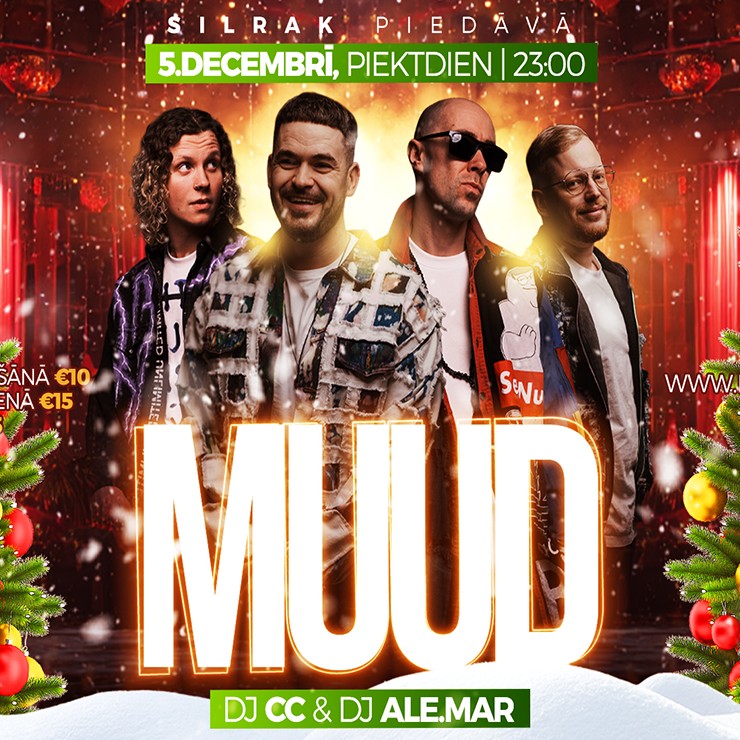 Izrādes "MUUD x Silrak - DJ CC & DJ ALE.MAR" attels