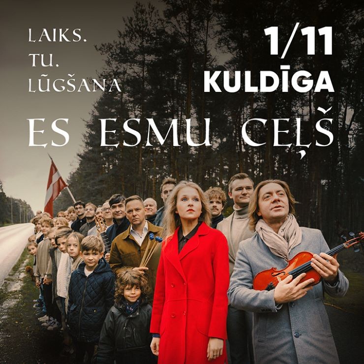 Изображение спектакля "ES ESMU CEĻŠ I Laiks. Tu. Lūgšana"