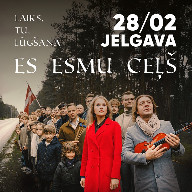 Izrādes "ES ESMU CEĻŠ I Laiks. Tu. Lūgšana" attels
