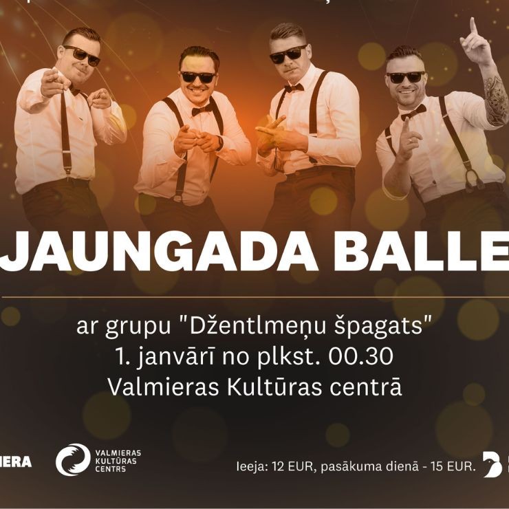 Izrādes "Jaungada balle ar grupu “Džentlmeņu špagats”" attels