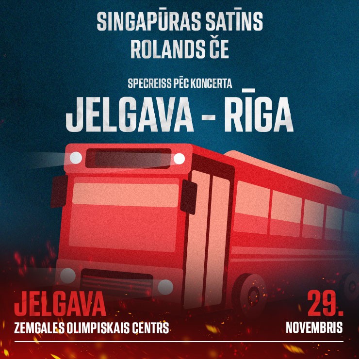 Izrādes "AUTOBUSS JELGAVA - RĪGA (pēc koncerta). SINGAPŪRAS SATĪNS | ROLANDS ČE | LIELKONCERTS" attels