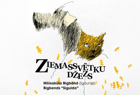 Izrādes "ZIEMASSVĒTKU DŽEZS | Bigbends "Sigulda" un Mõisaküla bigbänd (Igaunija)" attels