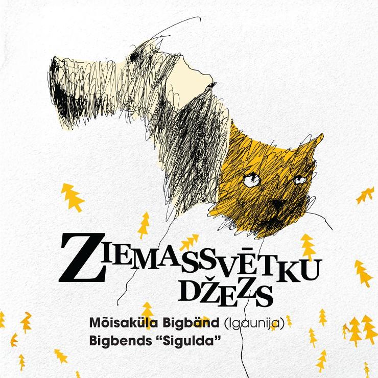Izrādes "ZIEMASSVĒTKU DŽEZS | Bigbends "Sigulda" un Mõisaküla bigbänd (Igaunija)" attels