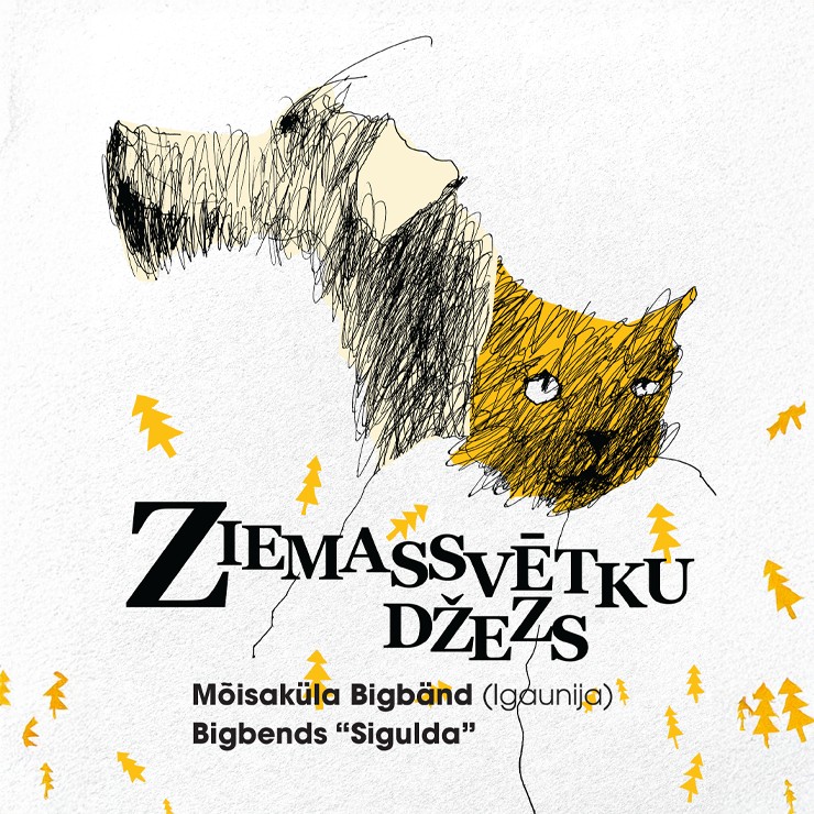 Izrādes "ZIEMASSVĒTKU DŽEZS | Bigbends "Sigulda" un Mõisaküla bigbänd (Igaunija)" attels