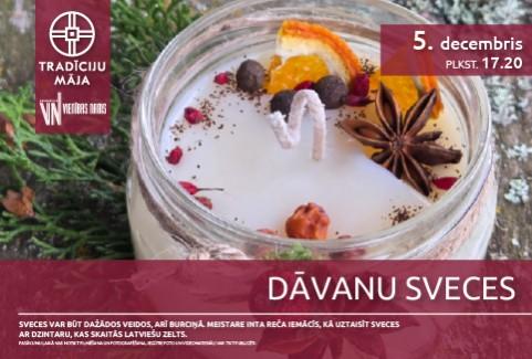 Izrādes "Dāvanu sveces | Meistarklase" attels