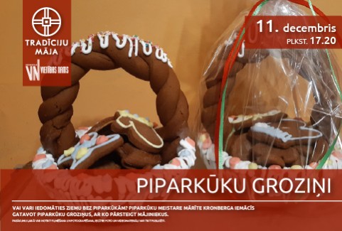 Izrādes "Piparkūku groziņi | Meistarklase" attels