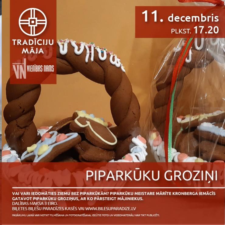 Izrādes "Piparkūku groziņi | Meistarklase" attels