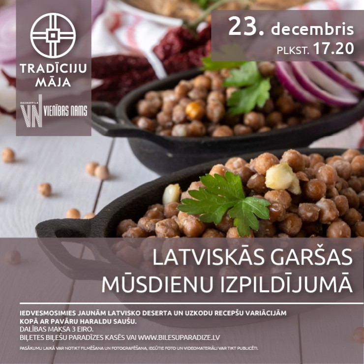 Izrādes "Latviskās garšas mūsdienu izpildījumā | Meistarklase" attels