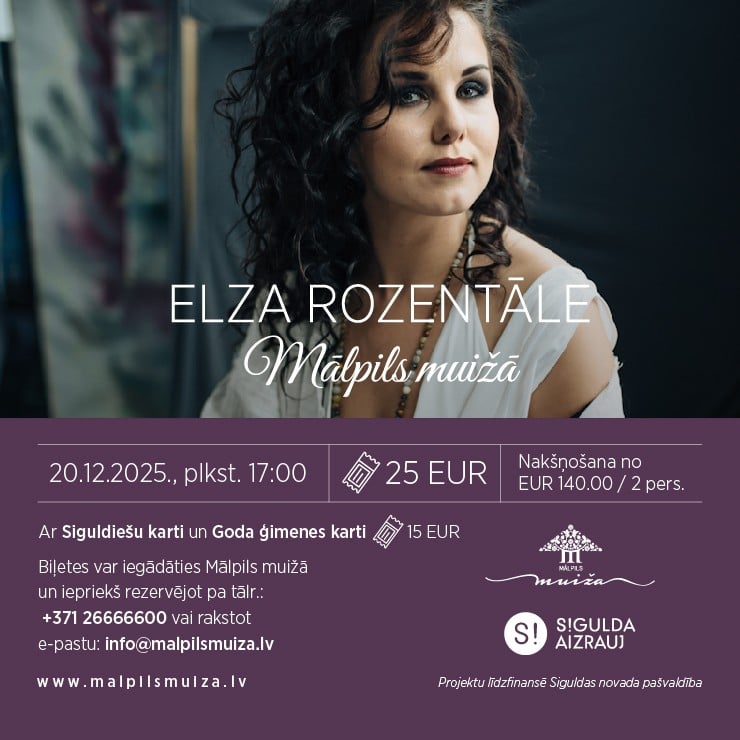 Izrādes "Elze Rozentāle koncertā "Mīļie, ārā ir auksti!"" attels