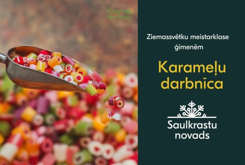 Izrādes "Ziemassvētku meistarklase ģimenēm KARAMEĻU DARBNĪCA" attels