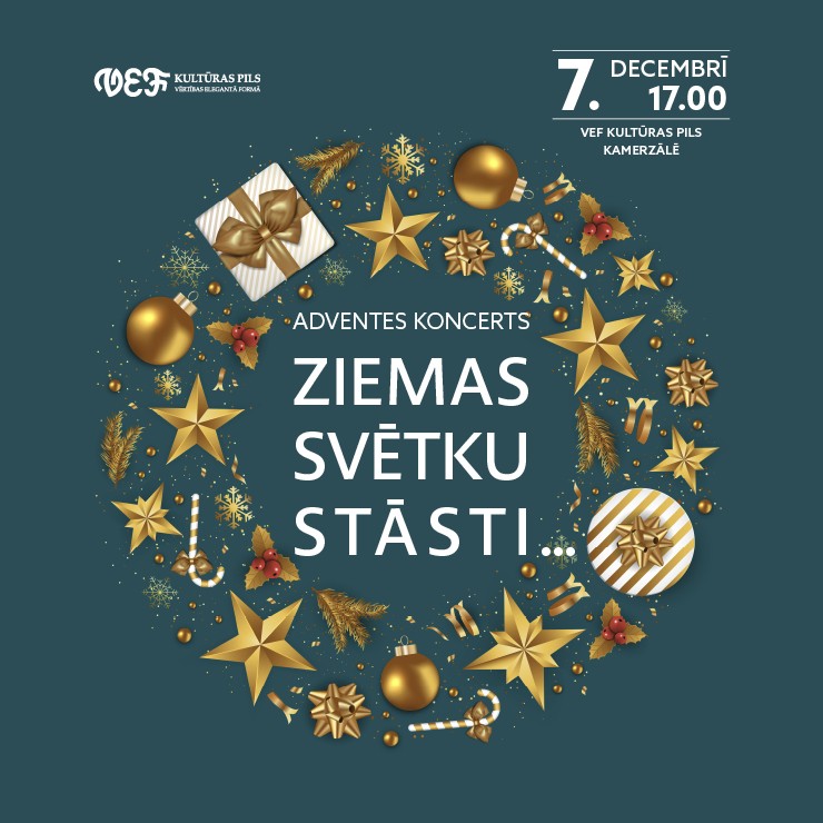 Izrādes "Adventes koncerts |  ZIEMAS SVĒTKU STĀSTI" attels