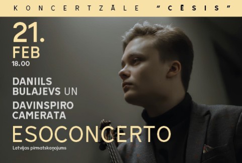 Izrādes "Daniils Bulajevs un Davinspiro Camerata. ESOCONCERTO. PIRMATSKAŅOJUMS LATVIJĀ" attels