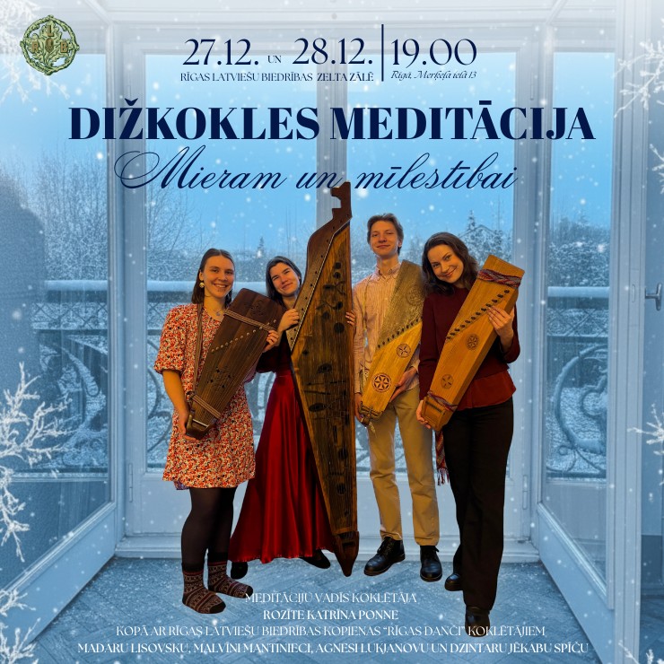 Izrādes "Dižkokles meditācija mieram un mīlestībai" attels