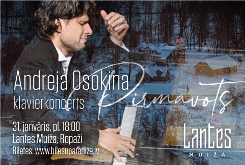 Izrādes "Pirmavots | Andreja Osokina klavierkoncerts Lantes muižā" attels
