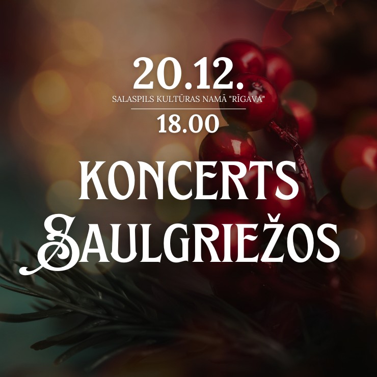 Izrādes "KONCERTS SAULGRIEŽOS" attels