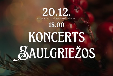Izrādes "KONCERTS SAULGRIEŽOS" attels