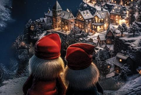 Изображение спектакля "Rūķēnu ziemas pasaka I izrāde bērniem"