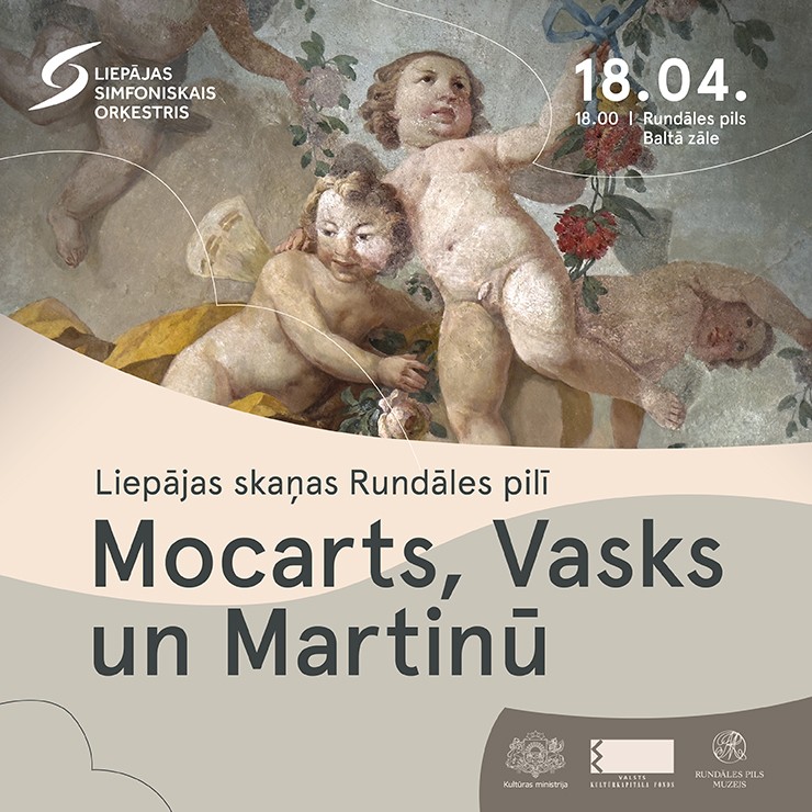 Izrādes "Mocarts, Vasks un Martinū" attels