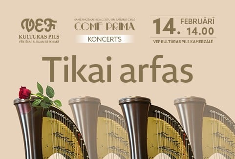 Izrādes "Kamermūzikas koncertu un sarunu cikls COME PRIMA | TIKAI ARFAS" attels