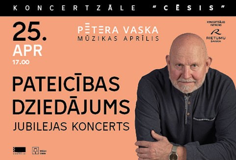 Izrādes "PĒTERA VASKA MŪZIKAS APRĪLIS | Jubilejas koncerts Pateicības dziedājums" attels