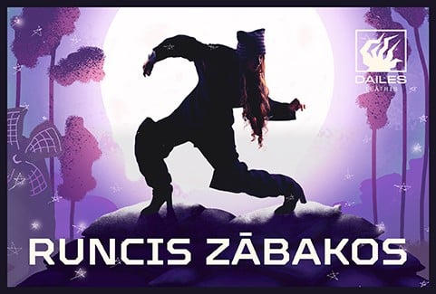 Izrādes "RUNCIS ZĀBAKOS" attels