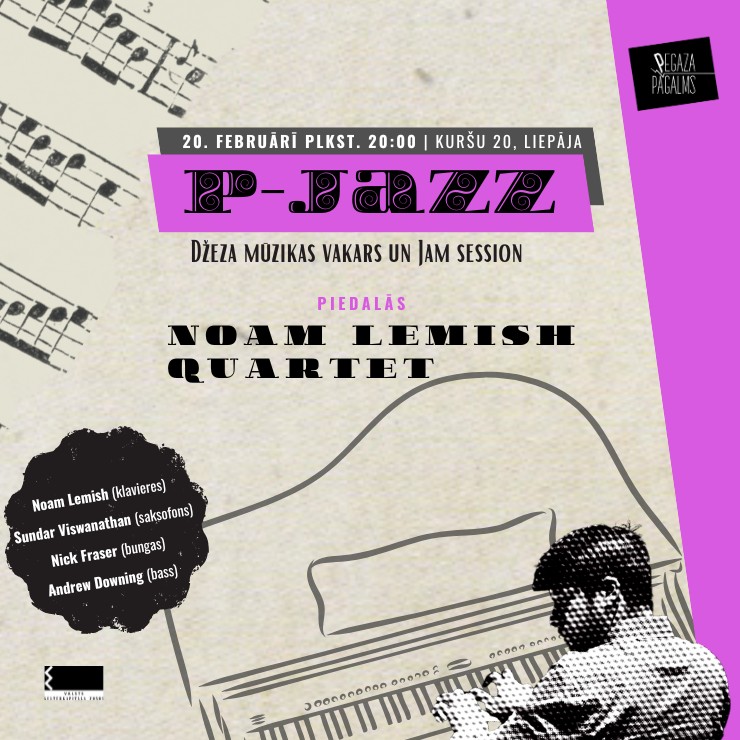 Izrādes "P-JAZZ | Noam Lemish Quartet + Jam Session" attels