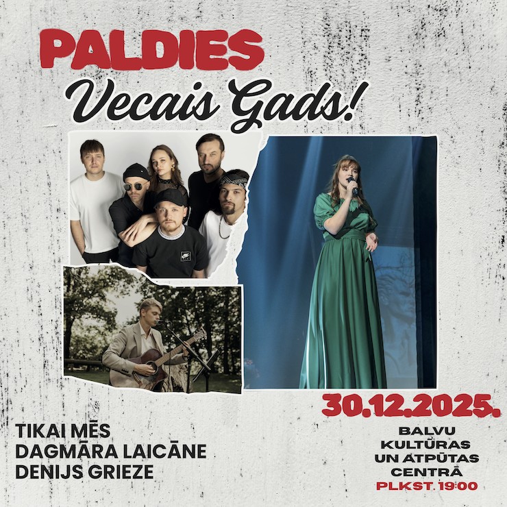 Izrādes "PALDIES, VECAIS GADS" attels