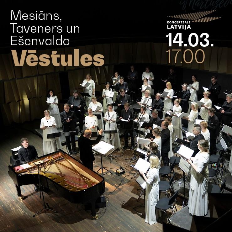 Izrādes "Vēstules. Reinis Zariņš, koris “Latvija” un Māris Sirmais" attels