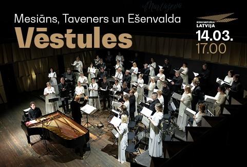 Izrādes "Vēstules. Reinis Zariņš, koris “Latvija” un Māris Sirmais" attels