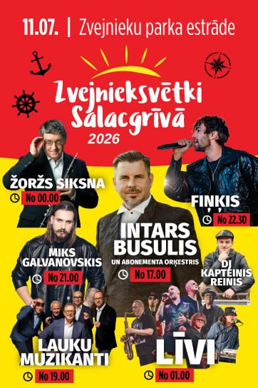 Meklēšanas rezultāta izrādes "Zvejnieksvētki Salacgrīvā 2026" attels