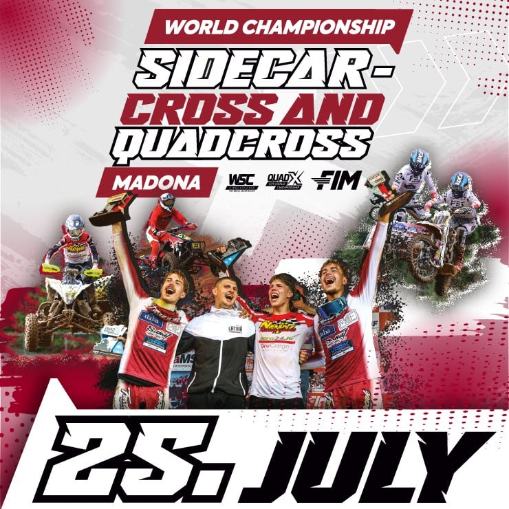 Image of the event "WORLD CHAMPIONSHIP SIDECARCROSS AND QUADCROSS IN MADONA I Saturday ticket"