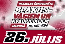 Meklēšanas rezultāta izrādes "PASAULES ČEMPIONĀTS BLAKUSVĀĢOS UN KVADRICIKLOS MADONĀ I Svētdienas biļete" attels