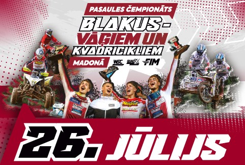 Izrādes "PASAULES ČEMPIONĀTS BLAKUSVĀĢOS UN KVADRICIKLOS MADONĀ I Svētdienas biļete" attels