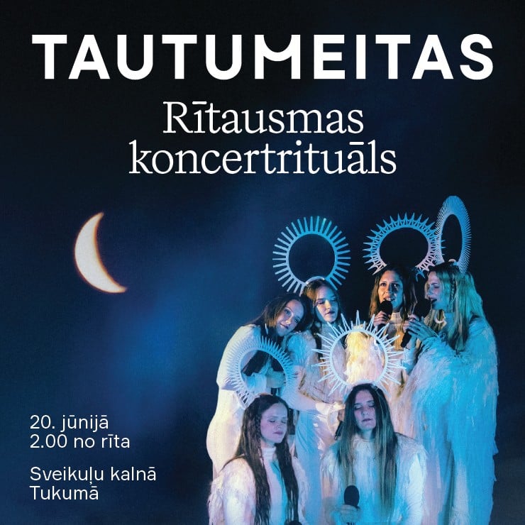 Izrādes "Tautumeitas: Rītausmas koncertrituāls Sveikuļu kalnā" attels