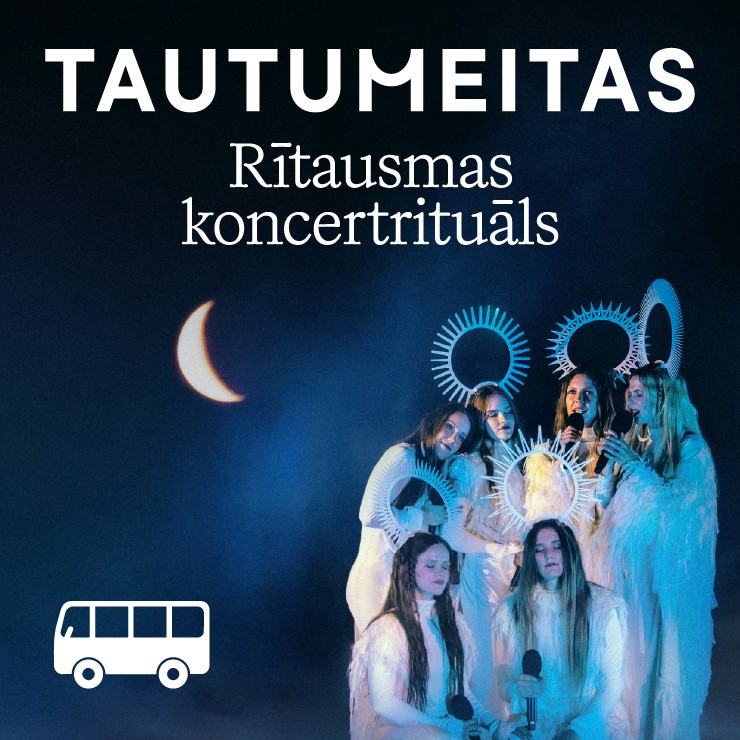 Izrādes "BRAUCAM KOPĀ - Tautumeitas: Rītausmas koncertrituāls AUTOBUSS (Rīga - Sveikuļu kalns - Rīga)" attels