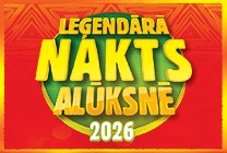 Meklēšanas rezultāta izrādes "LEĢENDĀRĀ NAKTS ALŪKSNĒ 2026" attels