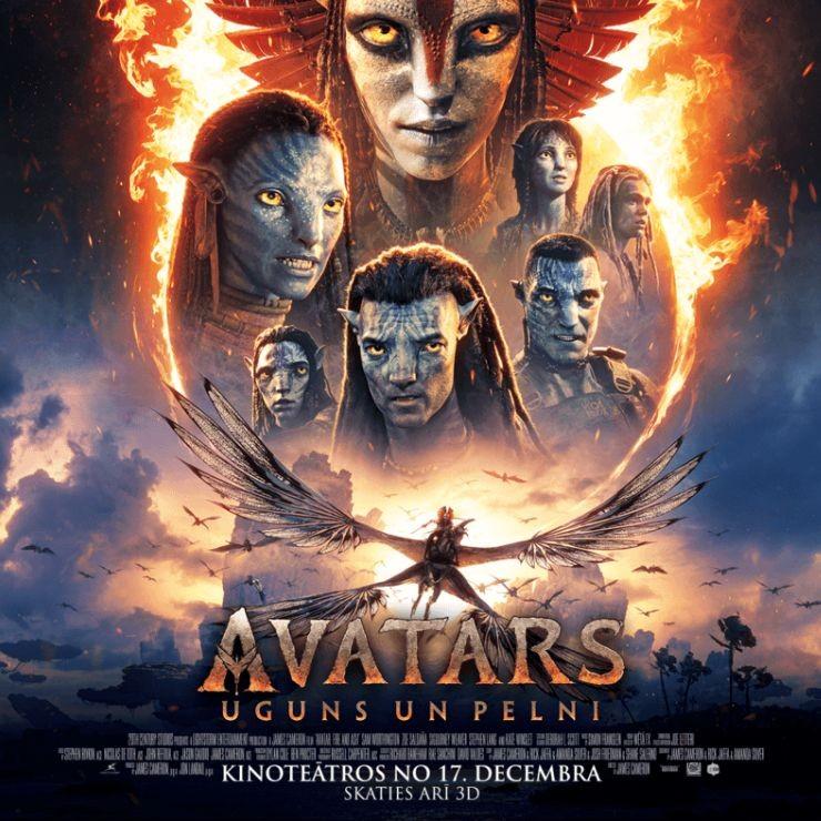 Izrādes "Kinoseanss | AVATARS: UGUNS UN PELNI | 3D" attels